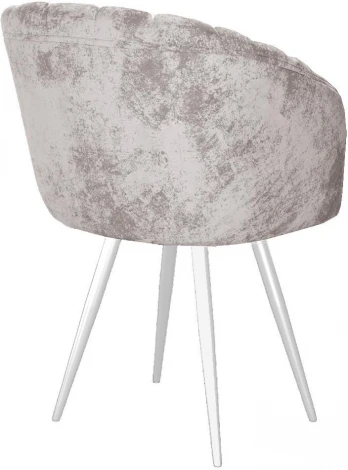 Стул DikLine 442 поворотный, M02 бежевый, ножки белые арт.00-00073883