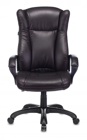 Кресло руководителя Бюрократ CH-879N темно-коричневый NE-15 эко.кожа крестовина пластик