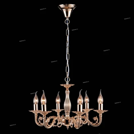 Подвесная люстра Crystal Lux Stefania SP6 (220V, на цепи, подсвечник, свеча)