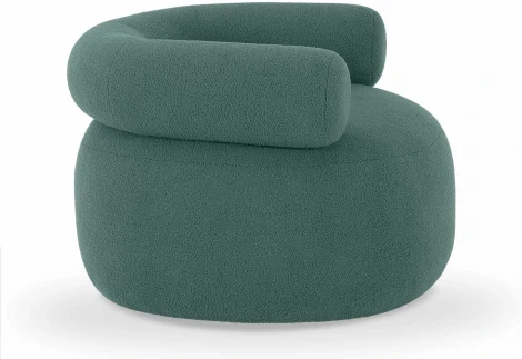 Кресло Tirella вращающееся ОГОГО (арт.833534), (Искусственный мех/Синий)