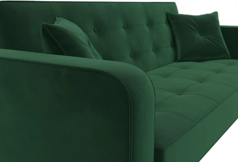 Диван-книжка Тур (Зеленый/Велюр) Лига Диванов арт.121776