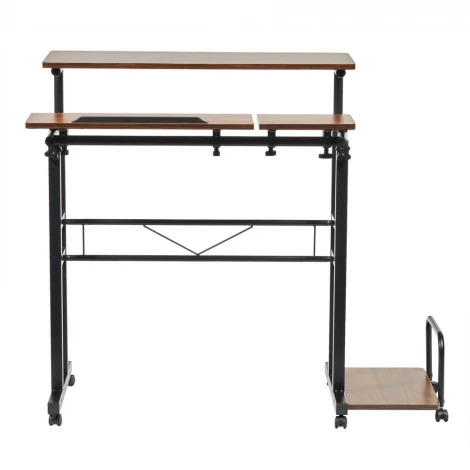 Стол многофункциональный Shuttle 80х58х80-130см, светлое дерево, белый