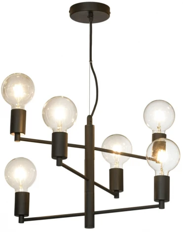 Подвесная люстра ярусная Lussole Huron LSP-8156-CL (220V, на тросе, IP21)