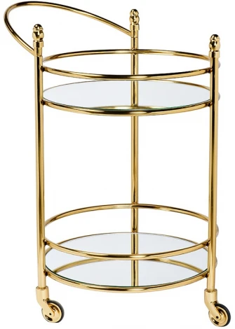 Журнальный стол Garda Decor 79MAL-7062 (Золото/Прозрачный)