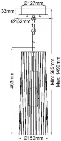 Подвесной светильник Kichler Linara QN-LINARA-P-BK (220V)