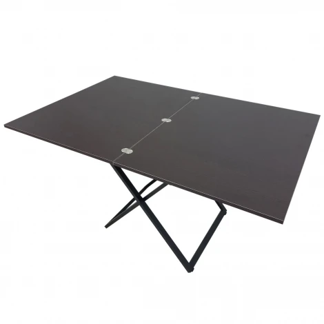 Стол-трансформер Манхэттен венге темный/черный Mebelik 009578