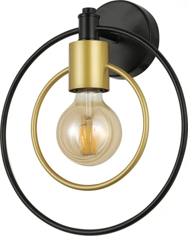 Бра Escada Interval 1162/1A 1x40Вт E27, металл, черный/золото (220V)
