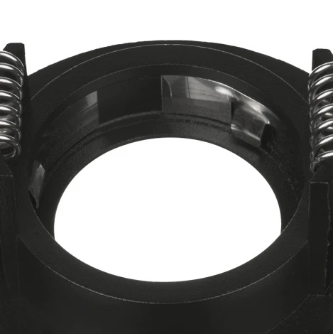 Встраиваемый светильник под лампу MR11 с цоколем GU10 черный Wolta Acento WDL-MR11/02BL-R