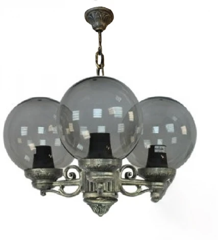 Уличный светильник подвесной Fumagalli GLOBE 250 G25.120.S30.BZF1R (220V, на цепи, шар, IP55)