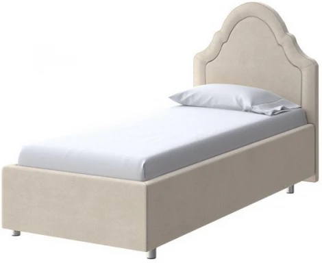 PROxSON Кровать Эльза (Ткань: Велюр Ultra Песочный) 80x200