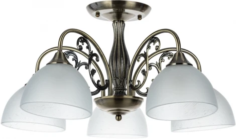 Потолочная люстра Arte Lamp Spica A3037PL-5AB