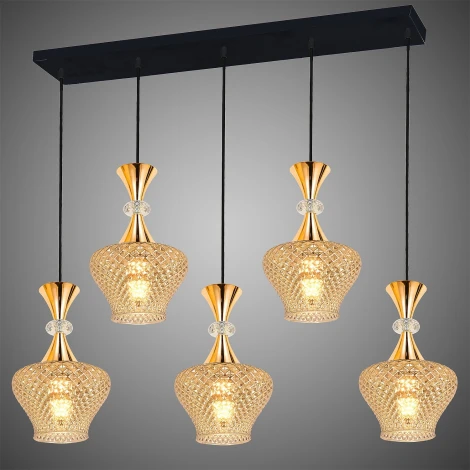 Подвесной светильник Reluce 09004-0.9-05L AMBER (220V, на проводе)