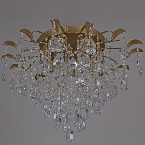 Потолочная люстра хрустальная Reluce 04035-0.3-07 MATT GOLD (220V)