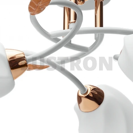 Потолочная люстра IDLamp Angelica 384/3PF-Whitegold