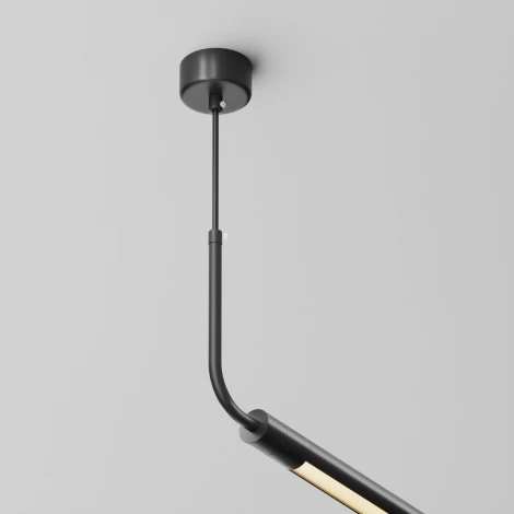 Заглушка для подвесного монтажа системы Shelf с вводом питания Maytoni Accessories for system Shelf CA024PL-P-B