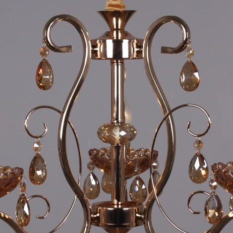 Подвесная люстра Reluce 02315-0.4-03 FGD+GC (220V, подвески, на цепи, подсвечник, свеча)