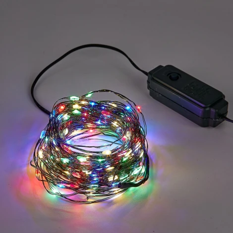 Гирлянда светодиодная "Роса", 20м. 200 светодиодов, разноцветный свет Uniel ULD-S2000-200/DGA MULTI IP20 DEW