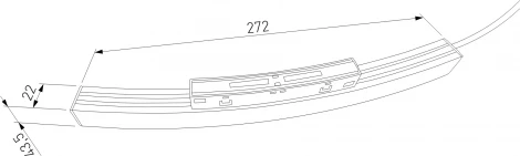 Блок питания Elektrostandard Slim Magnetic 100W для радиусного шинопровода черный Ø800mm (48V)