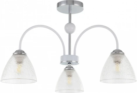 Потолочная люстра на штанге Arte Milano Napoli 321410/3 CR+WH (220V)