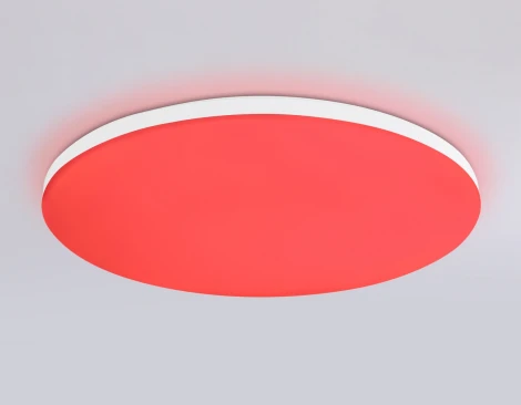 Потолочный светильник RGB круглый светодиодный с пультом и управлением смартфоном Ambrella ORBITAL FZ2002 (220V, умный дом - Алиса, Tuya Smart, Алекса, Smart Home, круглые, IP54)