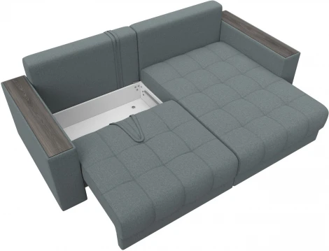 Диван угловой с декором Лига-049 НПБ Лига Диванов (Рогожка) арт.128452