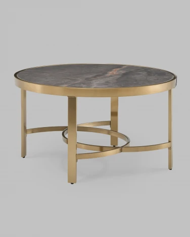 Журнальный столик Адриана 80*80 см серая керамика Stool Group арт.УТ000041496