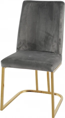 Стул обеденный IST-CASA Пресли DX-2055-1.1, 46х47х88, серый, золото