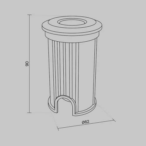 Встраиваемый светильник уличный IP65 Maytoni Flash O044DL-L1S3K3 (LED, 220V, круглые)