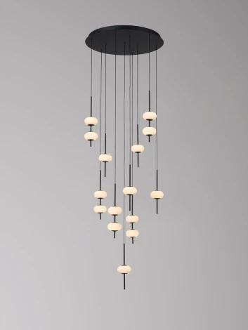 Подвесной светильник каскадный Aployt Celcia APL.863.03.45 (LED, 220V, на проводе, шарики)