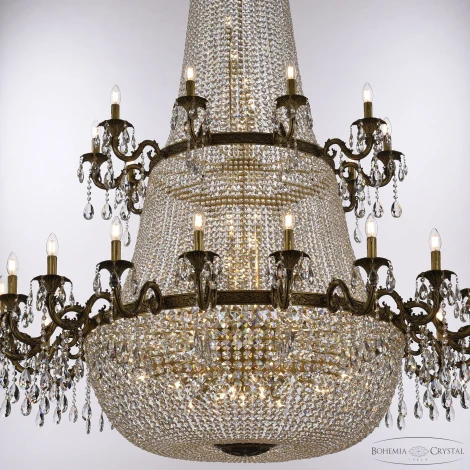 Потолочная люстра Bohemia AL2111 AL2111H201/20+10/160OL/2D AGB