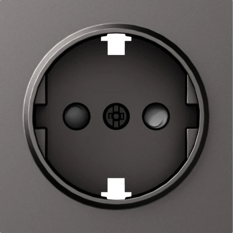 Накладка для розетки Schuko с заземлением, со шторками 16A 250 В~ IP30 Donel A07 DE22045