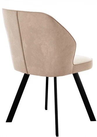 Стул DikLine 232 поворотный B03 BEIGE, ножки черные