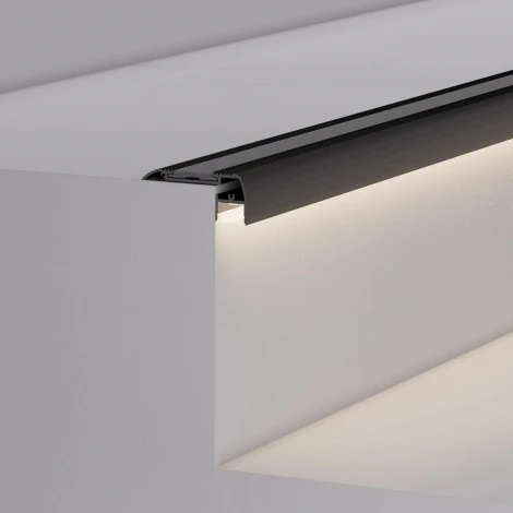 Профиль STAIR-W65-2000 ANOD BLACK (Arlight, Алюминий) 045663