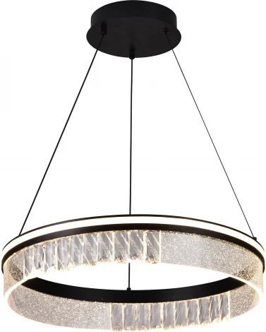 Подвесной светильник светодиодный Natali Kovaltseva Sad Queen INNOVATION STYLE 83128 PETEROLJA с пультом ДУ, моб. приложением 120W, черный, LED