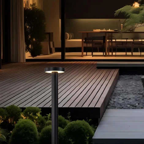 Наземный уличный светильник Favourite Grybas 4640-1F (LED, 220V, круглые, IP65)