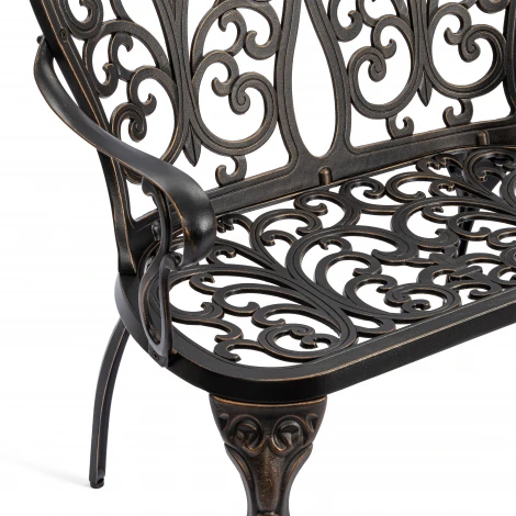 Скамья Secret de Maison Symphonie/Симфония сплав металла/алюминий, бронзовый 95х56х92см Tetchair 10673