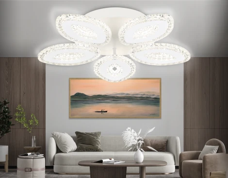 Потолочная люстра Ambrella ACRYLICA FA4015 (LED, 220V, пульт управления)