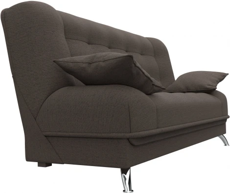 Диван-книжка Анна (Коричневый/Рогожка) Лига Диванов арт.121562