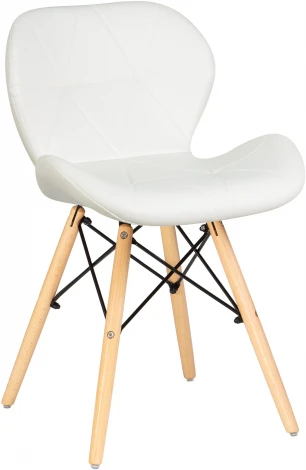 Стул обеденный BUTTERFLY (ножки светлый бук, цвет сиденья белый)