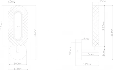 Бра Ovale A2489AP-1GO Arte Lamp (LED, 220V)