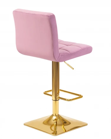 Стул барный GOLDIE (пудрово-сиреневый велюр (MJ9-52))