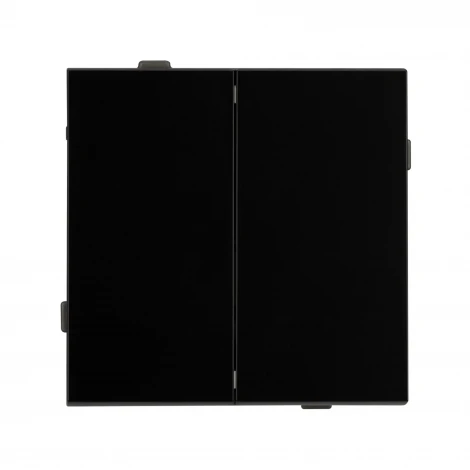 Механизм выключателя двухклавишный проходной SWT-TENDO-MKP2-PL-BK (230V, 10A) (Arlight) 054067