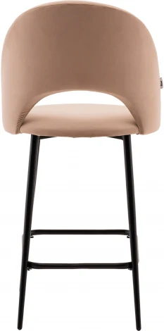Стул полубарный Stool Group Меган велюр бежевый арт.УТ000040866