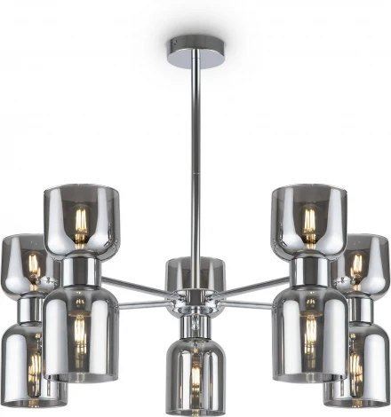 Потолочная люстра на штанге Freya Savia FR5203PL-10CH1