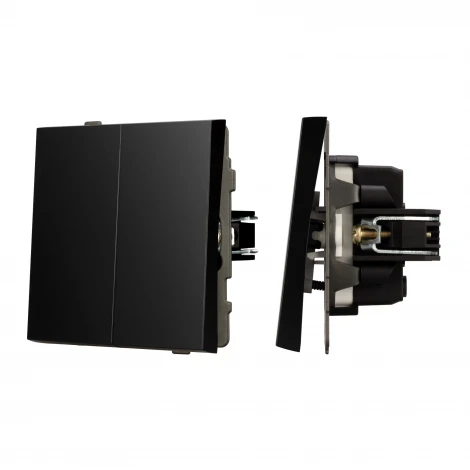 Механизм выключателя управления шторами SWT-TENDO-MKR2-PL-BK (230V, 10A) (Arlight) 054139