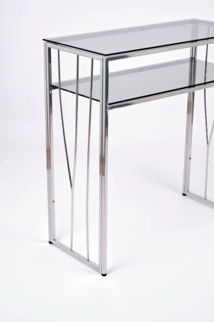 Консольный стол AllConsoles 1123-CS grey серебряный