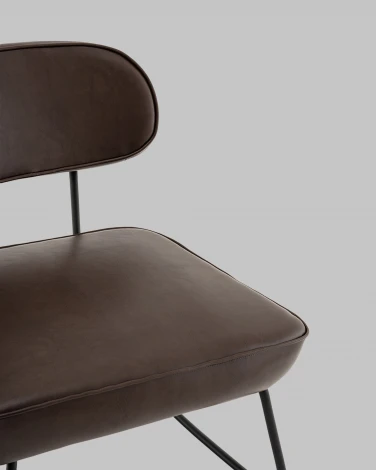 Кресло Kate new ткань экокожа коричневый Stool Group арт.УТ000041266