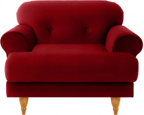 Кресло Italia ОГОГО (арт.339940), (Ткань/Красный)