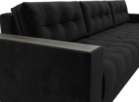 Диван угловой с декором Лига-049 НПБ Лонг Лига Диванов (Велюр) арт.128299