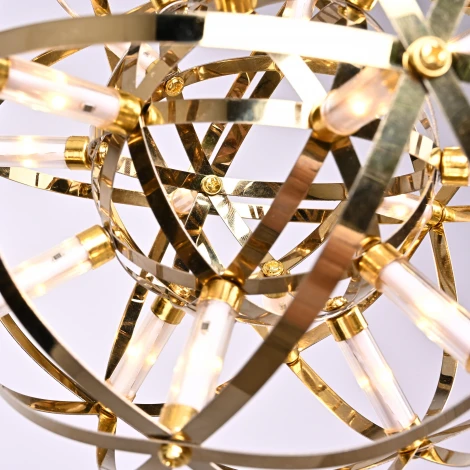 Подвесной светильник Mi Raimond Lamp D20 Gold By ImperiumLoft Mi_Raimond01 (LED, 220V, на проводе, шар)